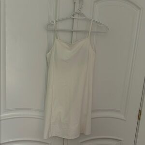 NWT Old Navy Active Powersoft Dress with built-in bra and shorts in White